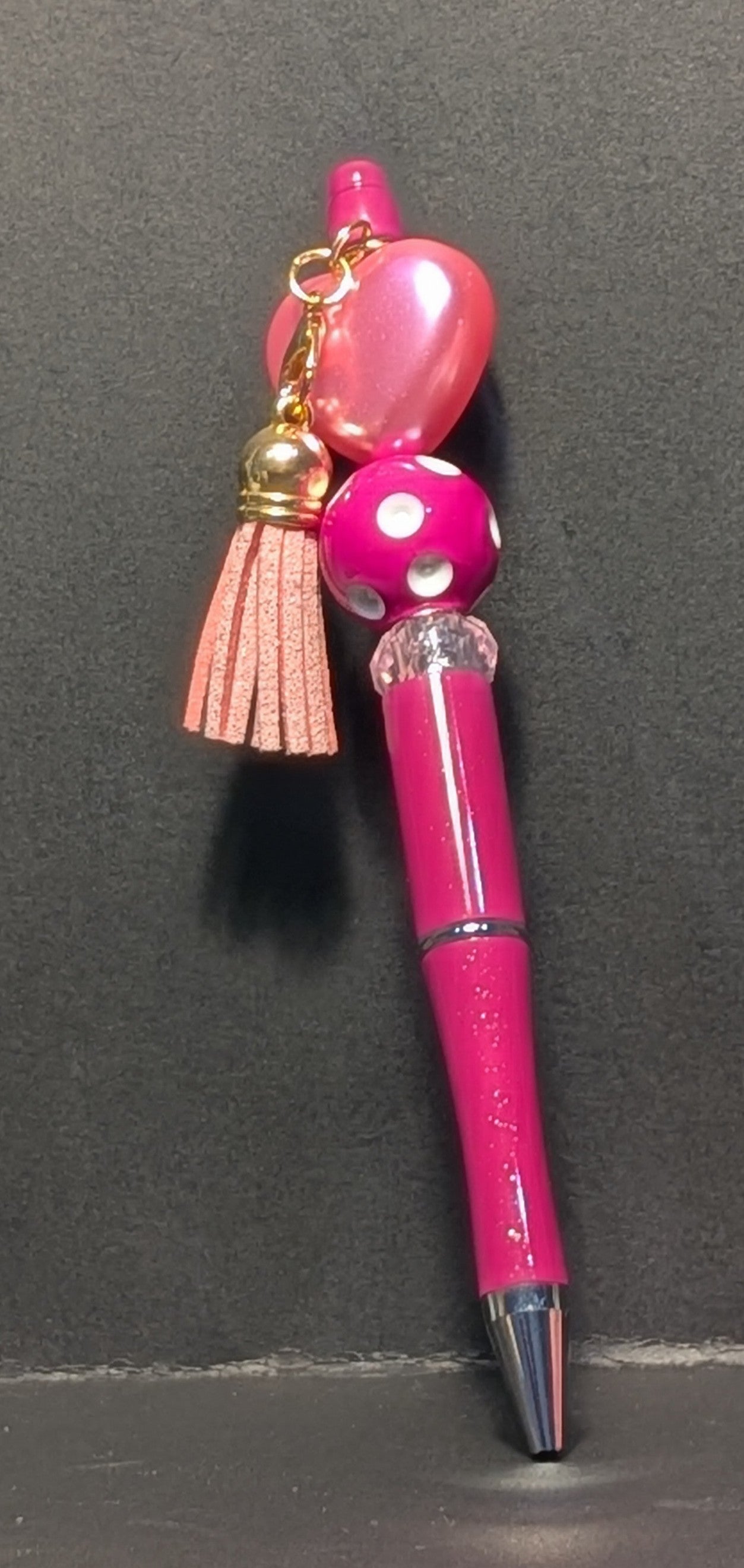 Beaded Pens - Magenta