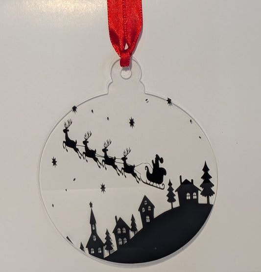 Silhouette Christmas Baubles